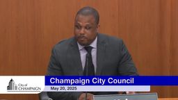 Deputy City Manager Kyles running the Meeting from the Dias. 