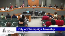 Wide shot of Council Dias and Audience