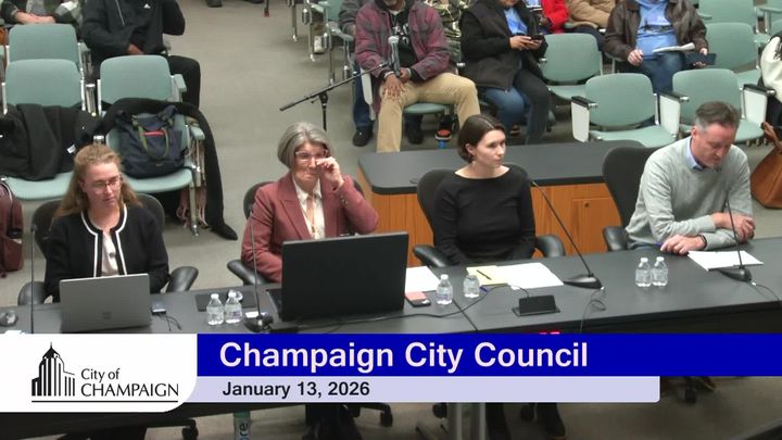 Four Study Session Presenters at the Presentation Table